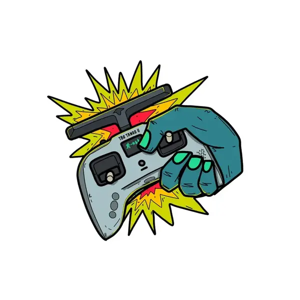 Нашивка, патч "Lost Control" от Корпуса Вышивания.