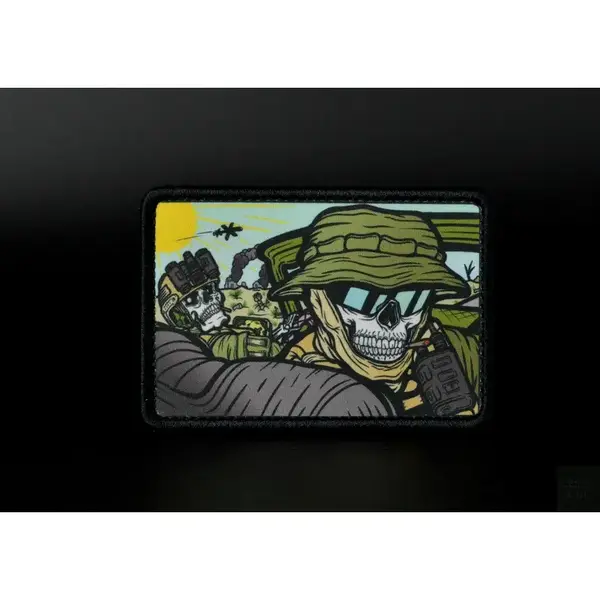 Нашивка, патч "Страх и Ненависть" от Корпуса Вышивания.