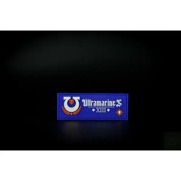 Нашивка, патч "Ultramarines" ПВХ от Корпуса Вышивания.