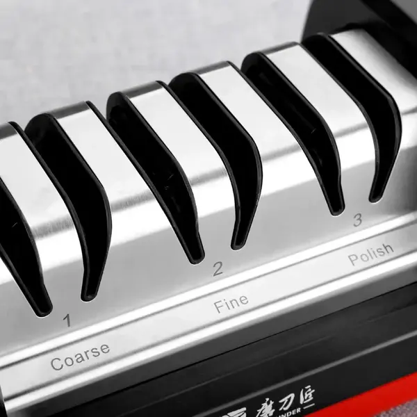 Точилка для ножей электрическая TAIDEA TG2101, 3 ступени, черная