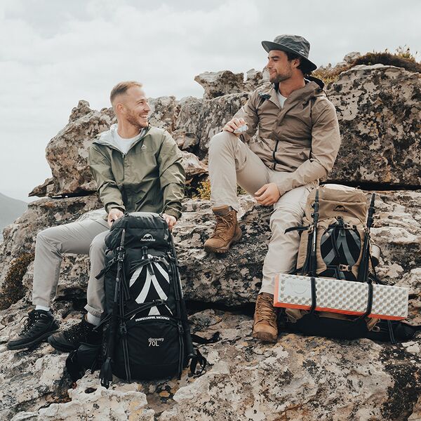 Рюкзак туристический NATUREHIKE Tanfeng Black (70+5 литров)