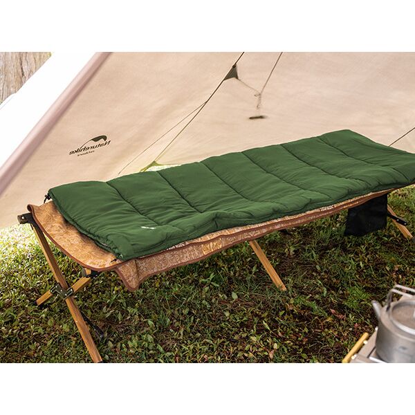 Спальный мешок NATUREHIKE F150 Envelop Cotton Green