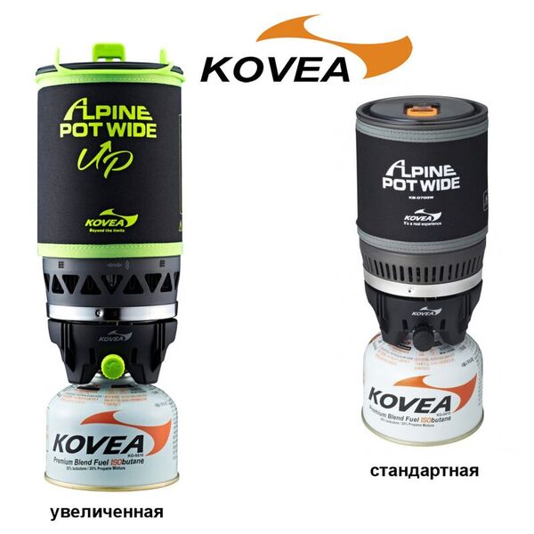 Горелка газовая Kovea Alpine Pot Wide KGB-0703WU (1500 мл)