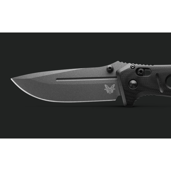 Нож складной BENCHMADE Adamas, G-10 Black, Cru-Wear клинок черный