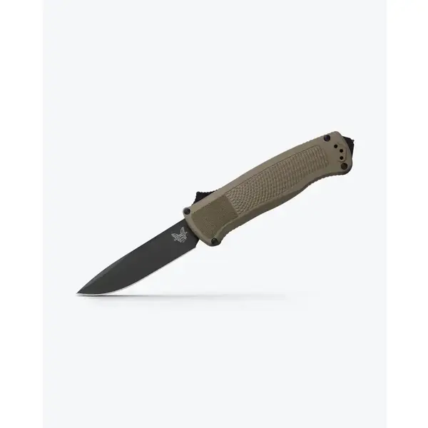 Нож складной BENCHMADE Shootout, Grivory Green, Cru-Wear клинок черный