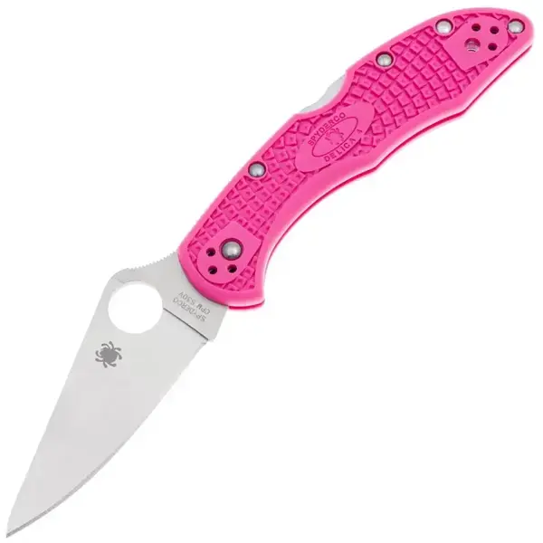 Складной нож SPYDERCO Delica 4 Lightweight CPM S30V Pink