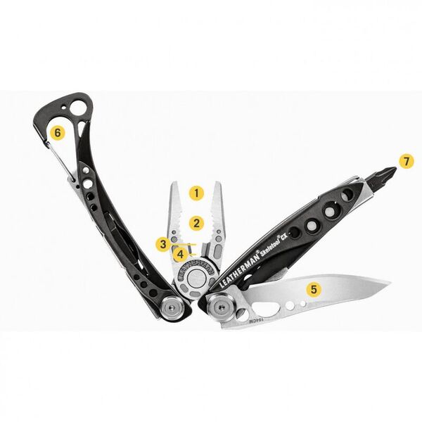 Мультитул с плоскогубцами и инструментами LEATHERMAN Skeletool CX Verdant (Multi-tool)