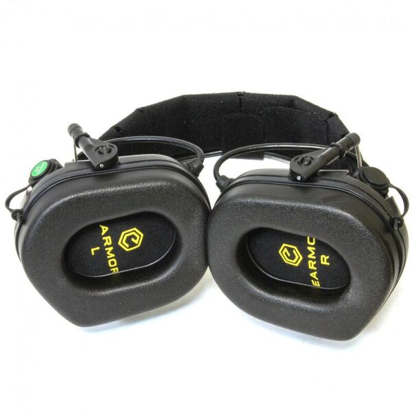 Активные наушники для стрельбы EARMOR M31-BK MOD3, (AUX 3,5мм), черные