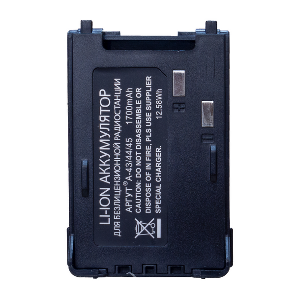 Аккумуляторная батарея Аргут А-43/44/45 (старая) Li-ion 1700 мА·ч