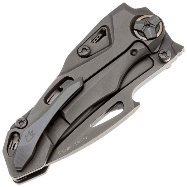 Складной нож Rike Knife Athron B DLC сталь M390, рукоять DLC Titanium