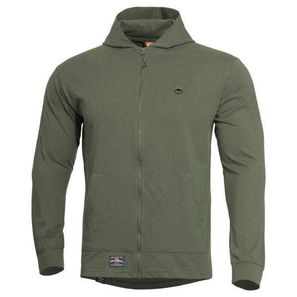 Толстовка Agis Ring Spun Pentagon, цвет Camo Green