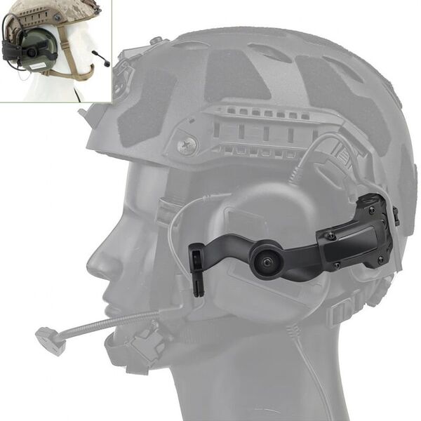 Крепление для наушников EARMOR Plus M16A на шлем (чебурашка)
