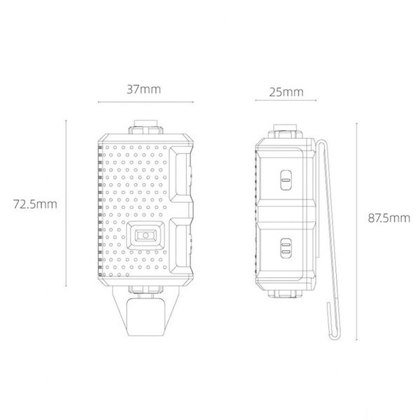 Кнопка Push-To-Talk для подключения к рации гарнитуры или наушников FCS V20-BK