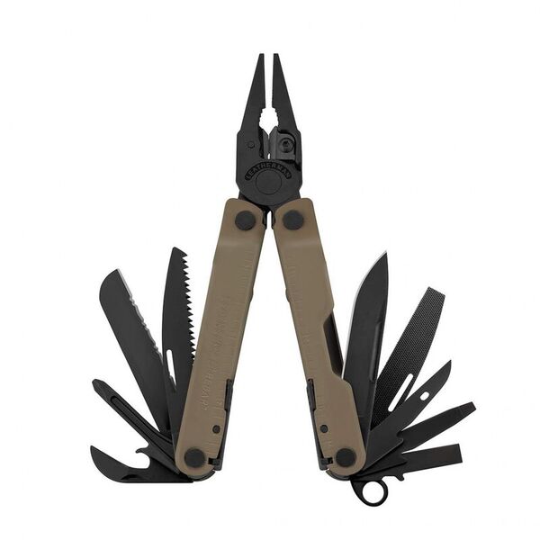 Мультитул с плоскогубцами и ножом LEATHERMAN Rebar Coyote Tan