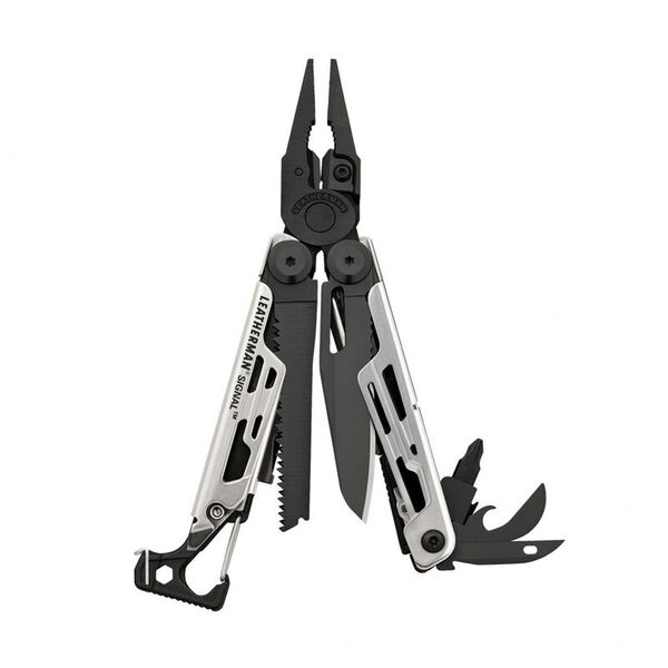 Мульти-инструмент с плоскогубцами и ножом LEATHERMAN Signal Black Oxide (Multi-Tool)