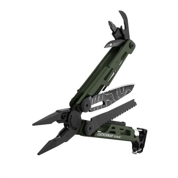 Мульти-инструмент с плоскогубцами и ножом LEATHERMAN Signal Green (Multi-Tool)