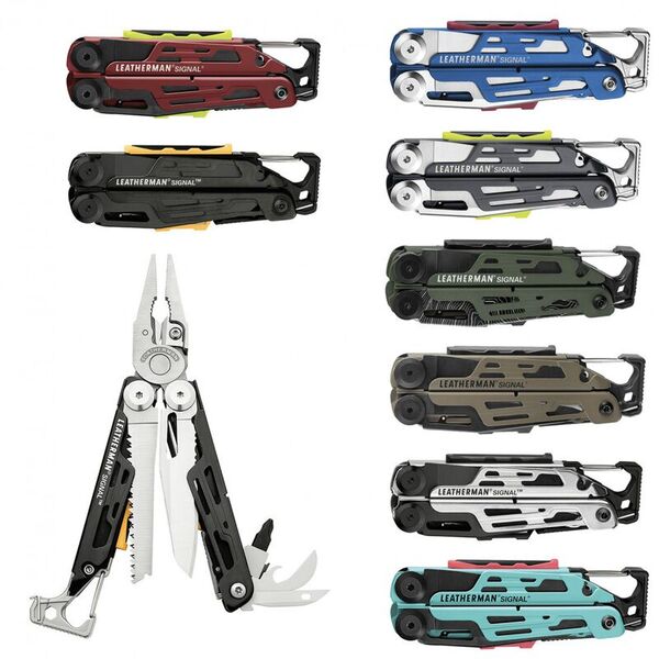 Мульти-инструмент с плоскогубцами и ножом LEATHERMAN Signal Coyote Tan (Multi-Tool)