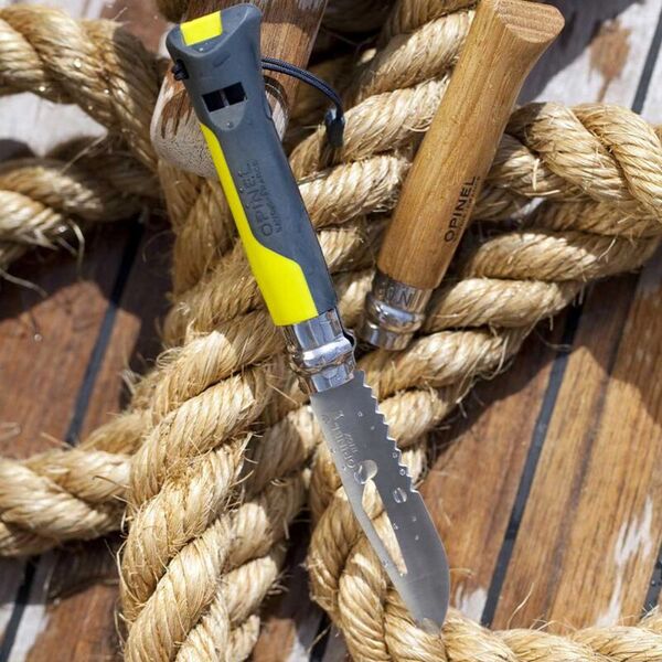 Универсальный нож выживания Opinel Outdoor Inox Earth-Green (рукоятка пластик)