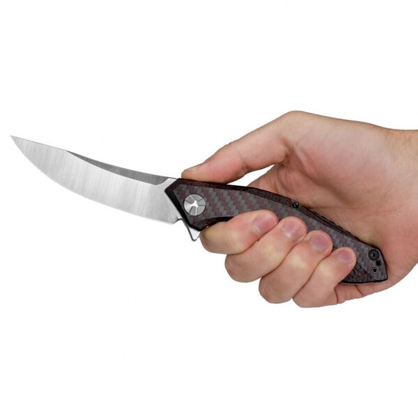 Нож складной ZERO TOLERANCE 0462 Red Carbon Fiber Titanium CPM 20CV