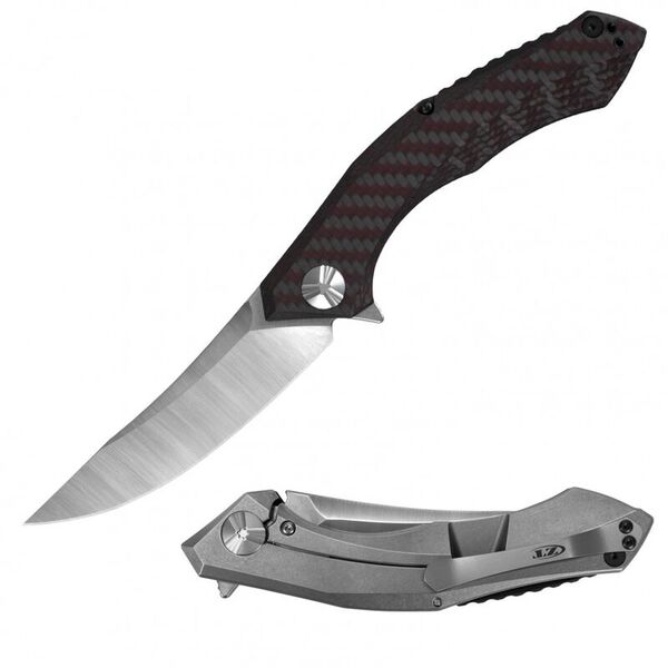 Нож складной ZERO TOLERANCE 0462 Red Carbon Fiber Titanium CPM 20CV