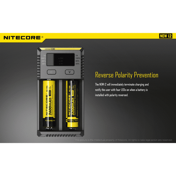 Зарядное устройство NITECORE NEW i2 (18650/16340 автоматическое определение)