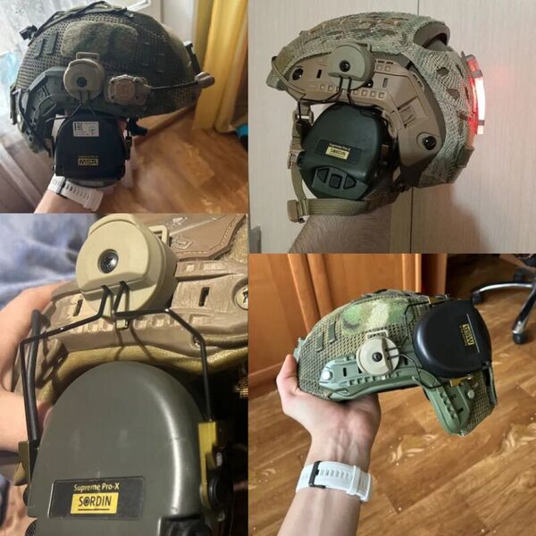 Крепления TAC-SKY для наушников Sordin на шлем ARC rails