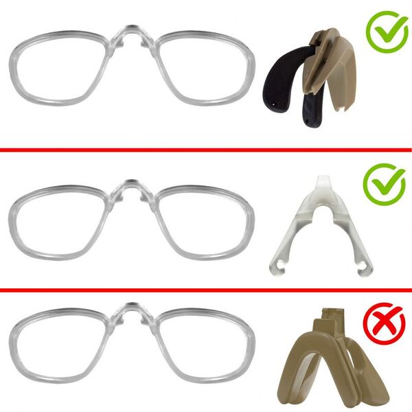 Адаптер для вставки под диоптрические линзы WILEY X Prescription Post SPEAR-PTX