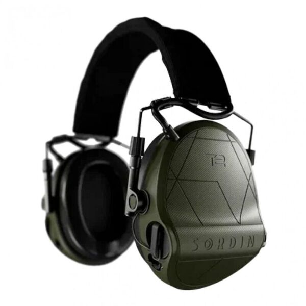 Наушники активные SORDIN Supreme T2 Green Flex Headband Black Textile