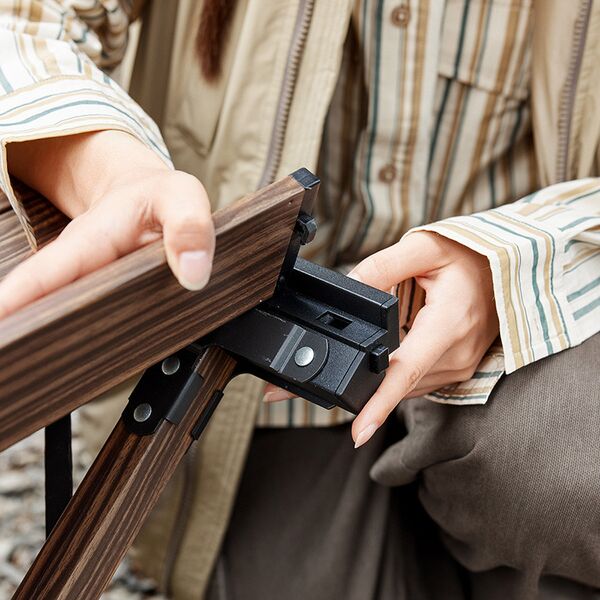 Складной стол NATUREHIKE 125х60см, 8,8кг, цвет ореховое дерево