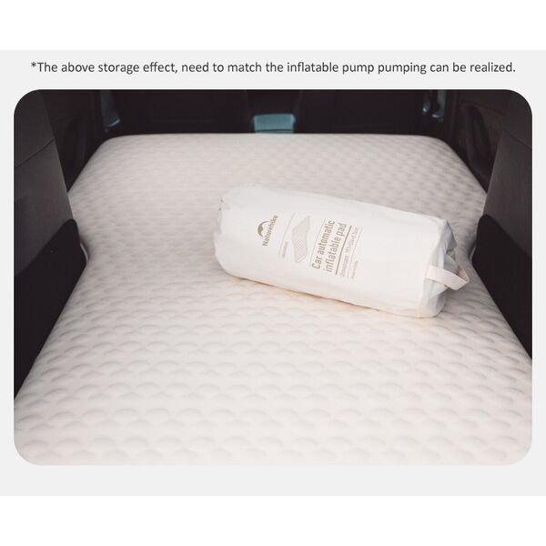 Коврик самонадувной NATUREHIKE Yugu, автомобильный 197х134х6.5см, серый