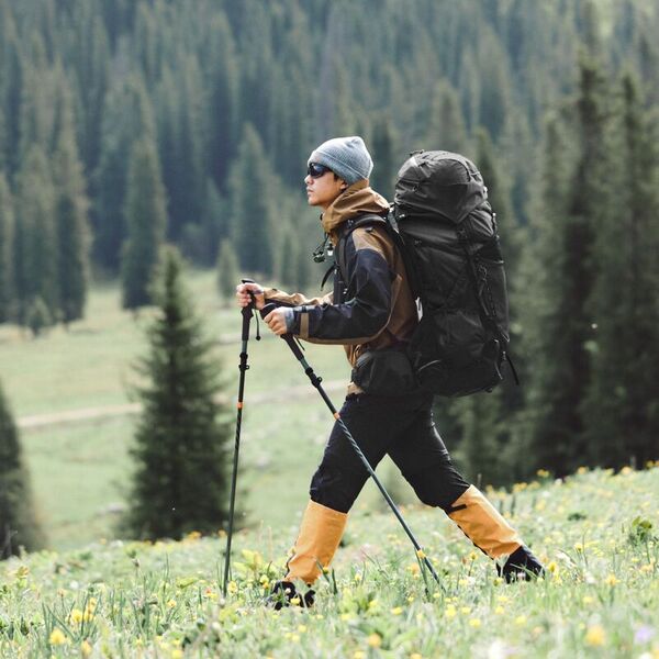 Рюкзак туристический NATUREHIKE Helium, 70L(M), 95х31х23см, черный