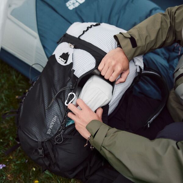 Рюкзак туристический NATUREHIKE Helium, 40L(L), 69x27x18см, черный