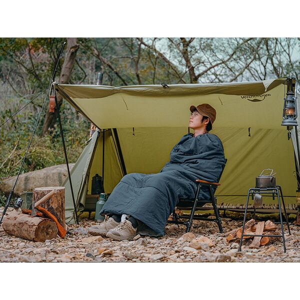 Спальный мешок NATUREHIKE F150 Envelop Cotton Blue