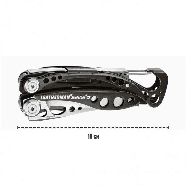 Нож-мультитул с инструментами LEATHERMAN Skeletool CX Black