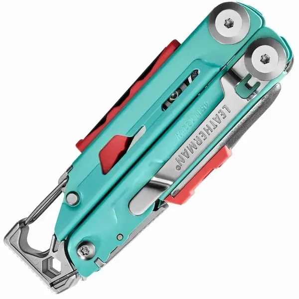 Мульти-инструмент с плоскогубцами и ножом LEATHERMAN Signal AQUA Silver (Multi-Tool)
