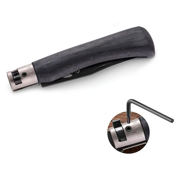 Складной нож OLD BEAR Total Black Size-XL Stainless PTFE Laminated Wood (10/23 см)