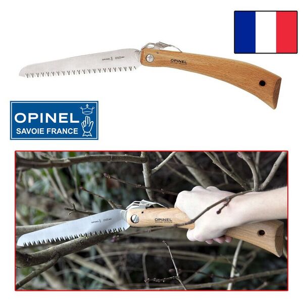 Складная пила Opinel 18VRN Saw (клинок 18см, ручка 22см, бук/углеродистая)
