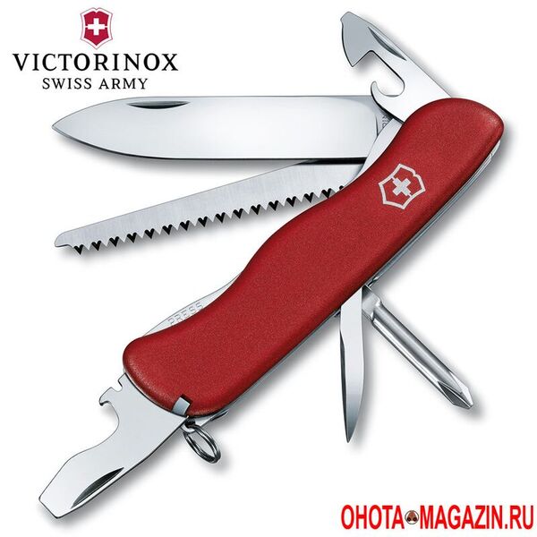 Складной нож с инструментами Victorinox Trailfinder Red (Trailmaster)