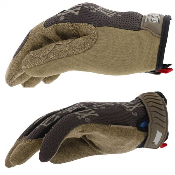 Прочные сенсорные перчатки для производства MECHANIX Work The Original Brown