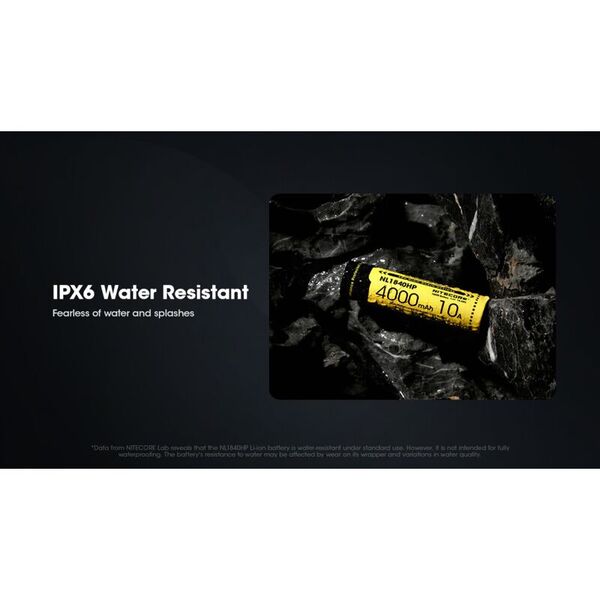 Аккумулятор NITECORE с защитой NL1840HP (18650 3.6v 4000mAh Li-ion 3.6v 10A)