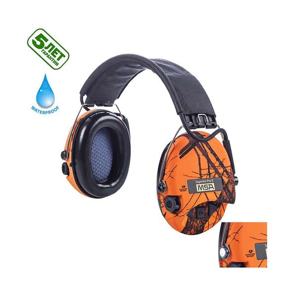 Камуфляжные активные наушники Sordin Supreme Pro-X Led Blaze