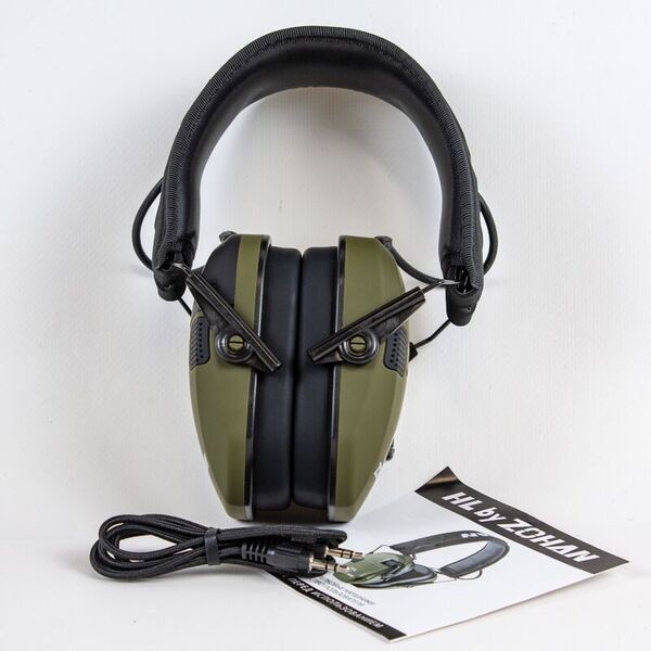 Активные наушники для стрельбы HuntLandia by ZOHAN EM025 Green