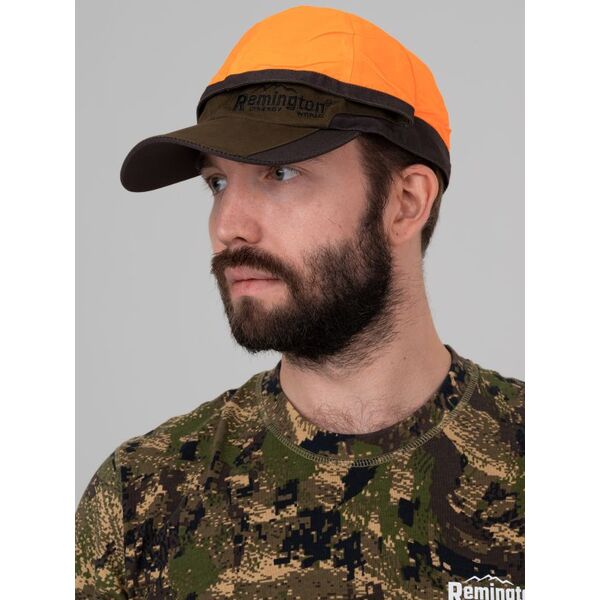 Кепка двусторонняя Remington Signal Green / Orange