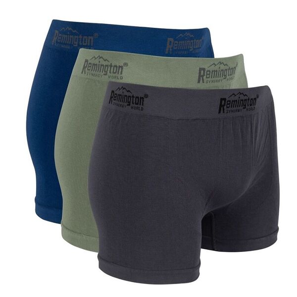 Мужские трусы боксеры Remington, set 3 pieces (синий, зеленый, серый)