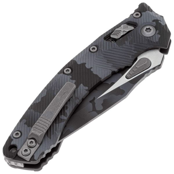 Складной нож Microtech Amphibian Ram-Lok сталь M390MK, рукоять Urban Camo Aluminium