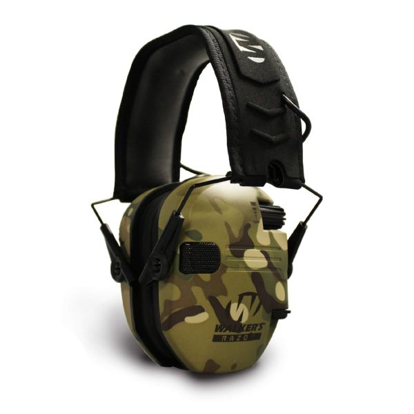 Наушники активные WALKER'S RAZOR Slim, 23db, камуфляж Multicam