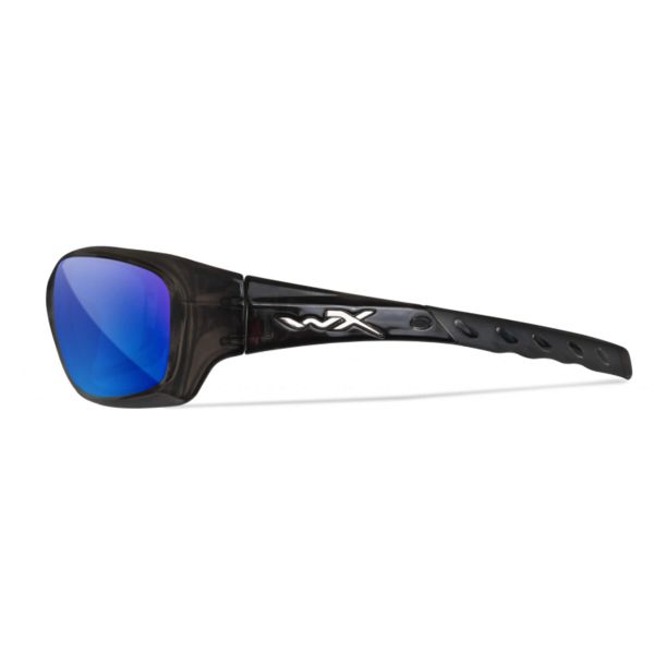 ОЧКИ ЗАЩИТНЫЕ WILEY X WX GRAVITY (FRAME CRYSTAL BLACK, LENS POLARIZED — BLUE MIRROR) ОЧКИ ЗАЩИТНЫЕ WILEY X WX GRAVITY (FRAME CRYSTAL BLACK, LENS POLARIZED — BLUE MIRROR)