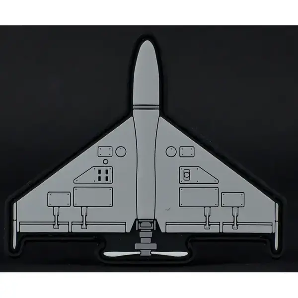 Нашивка, патч "Герань", ПВХ с липучкой.