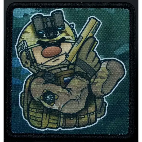 Нашивка, патч "Мастер" тактическая с липучкой.