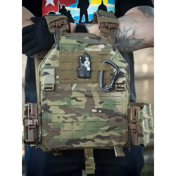 Нашивка, патч "Скрепы" от Корпуса Вышивания.